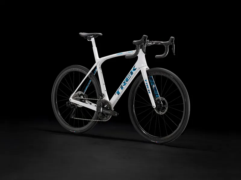 2022 Trek Domane SLR 9 Road Bike Trek White and Blue-1
